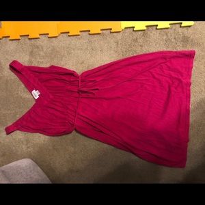 Pink motherhood dress